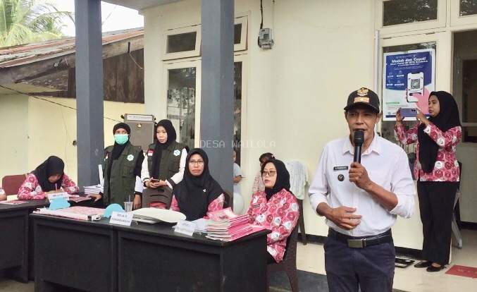 Kegiatan Pelayanan Posyandu Desa Wailola